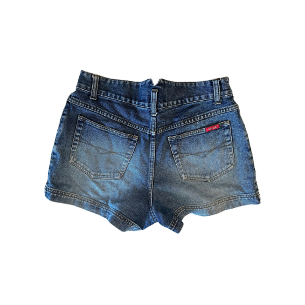 Zara di Jeans Shorts Denim Casual Lolita Cuffed Junior’s Size 11 - Picture 4 of 8